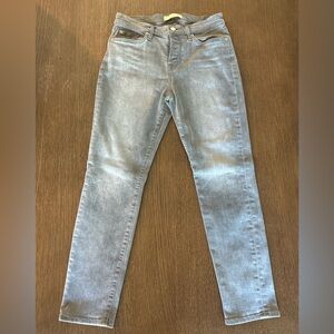 7 For All Mankind Light Gray Women's Skinny Jeans